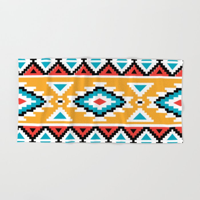 Tribal print shop bath towels