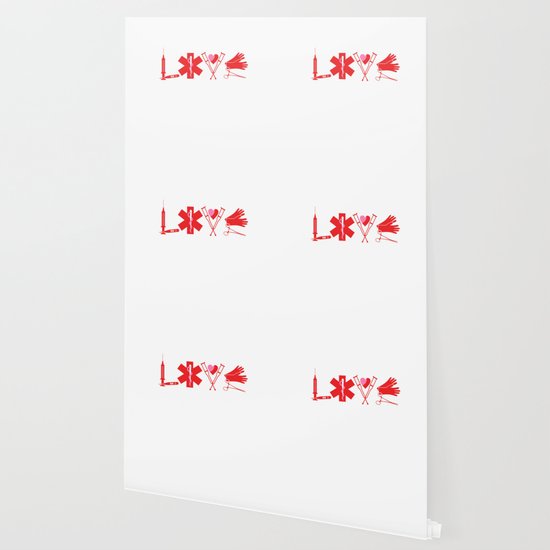 I Love Rn Nurse Design Gift Funny Registered Nurse Graphic Wallpaper By Dc Designstudio Society6