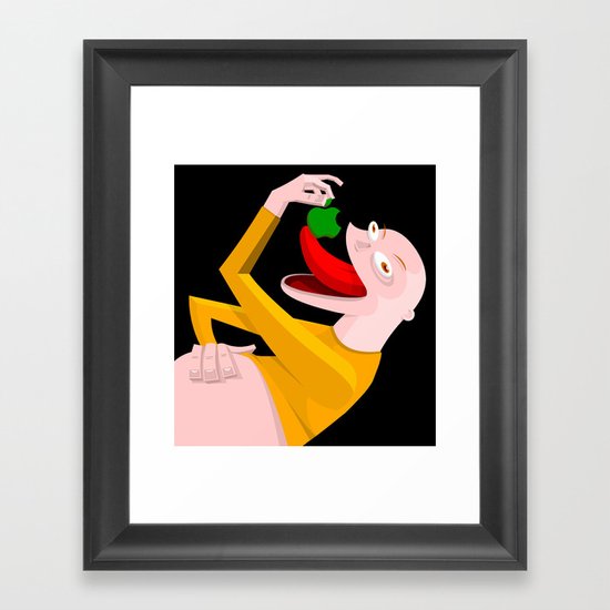 Digital Snack Framed Art Print