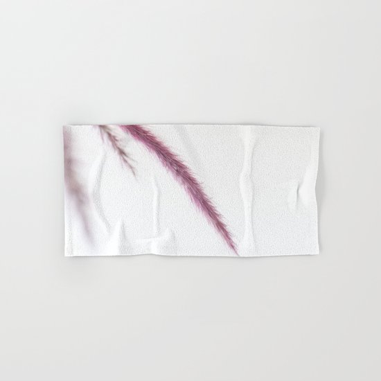 LIKE THE WIND - Purple Fountain Grass #1 #decor #art #society6 Hand & Bath Towel