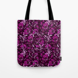 Mysterious flowers in the dark - magenta, purple, black series 2 B Tote Bag