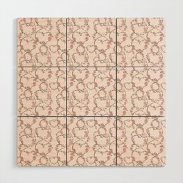 roses and branches Wood Wall Art