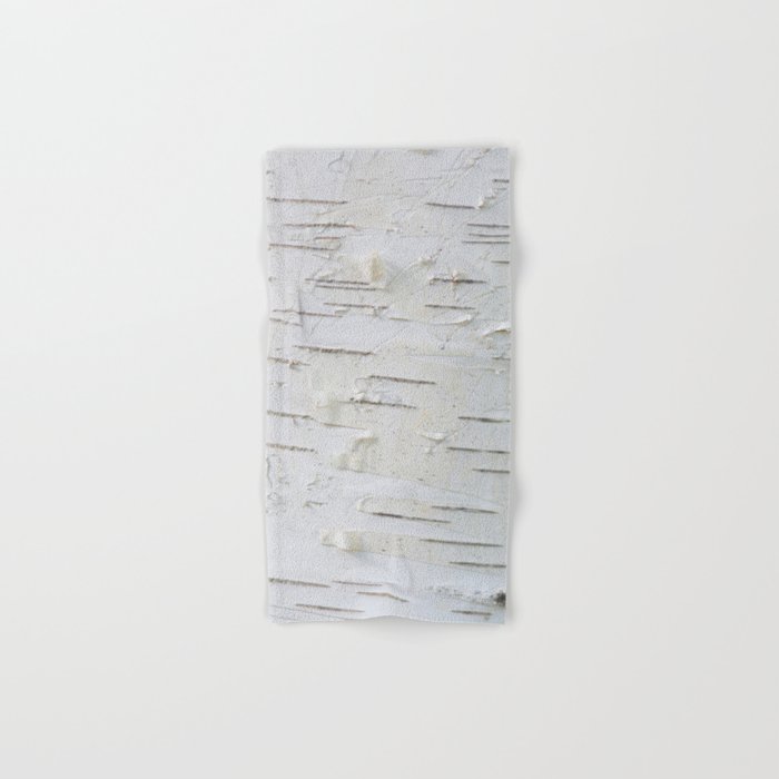 Birch bark pattern Hand & Bath Towel