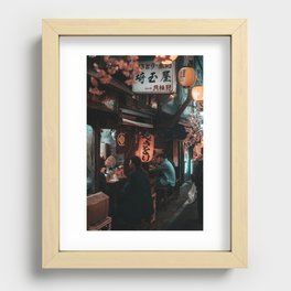 Tokyo Nights Recessed Framed Print