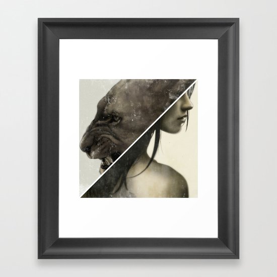 Live To Win. Framed Art Print