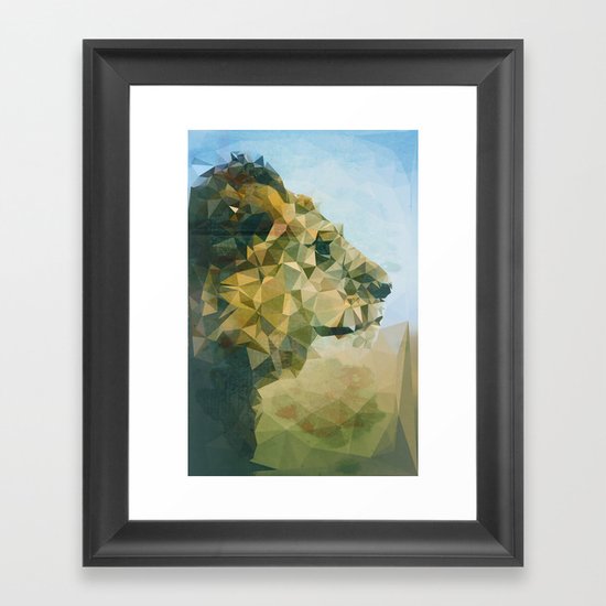 Lion Framed Art Print
