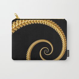 Golden Chain Paisley Fern Carry-All Pouch