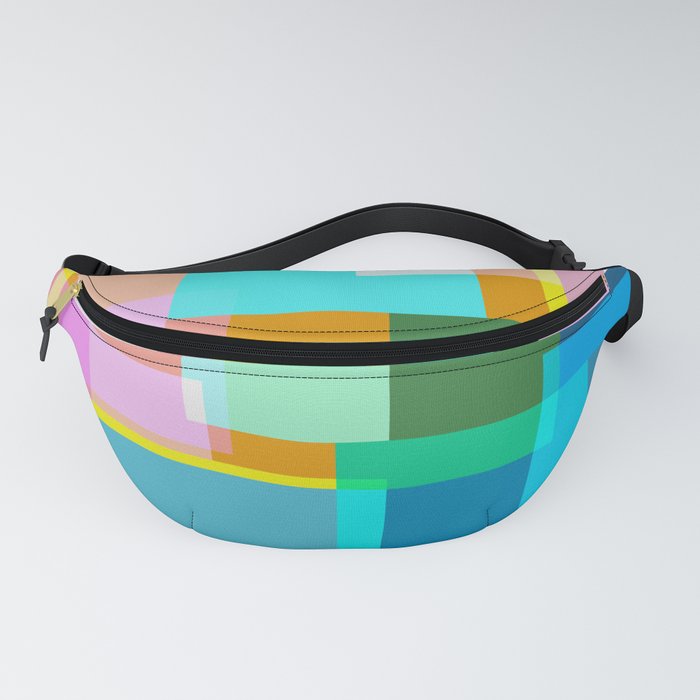 Colorful Geometric Shapes 14  Fanny Pack