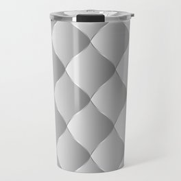 Trendy Royal Silver Leather Collection Travel Mug