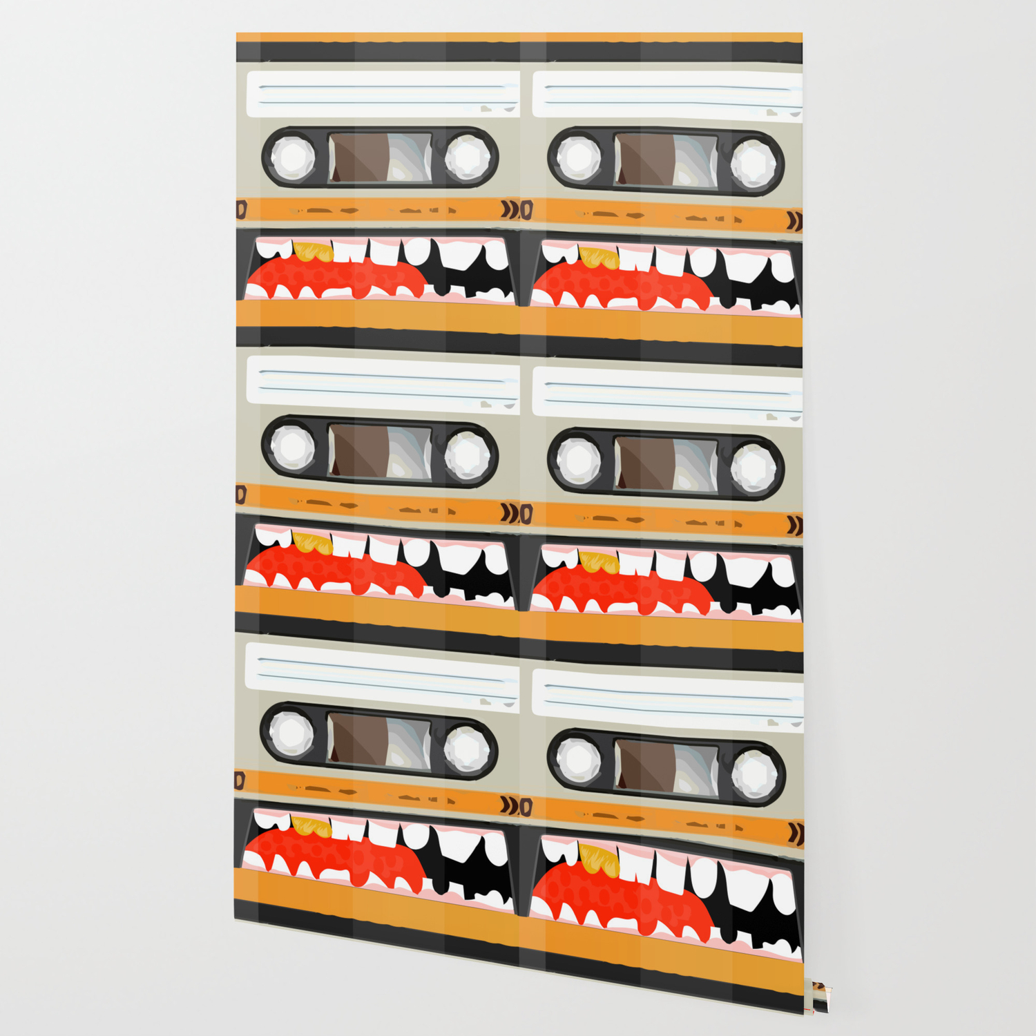 The Cassette Tape Golden Tooth Wallpaper By Angelolarocca Society6