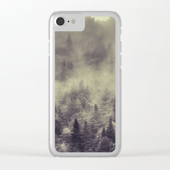 "Into the woods" Love the forests Clear iPhone Case