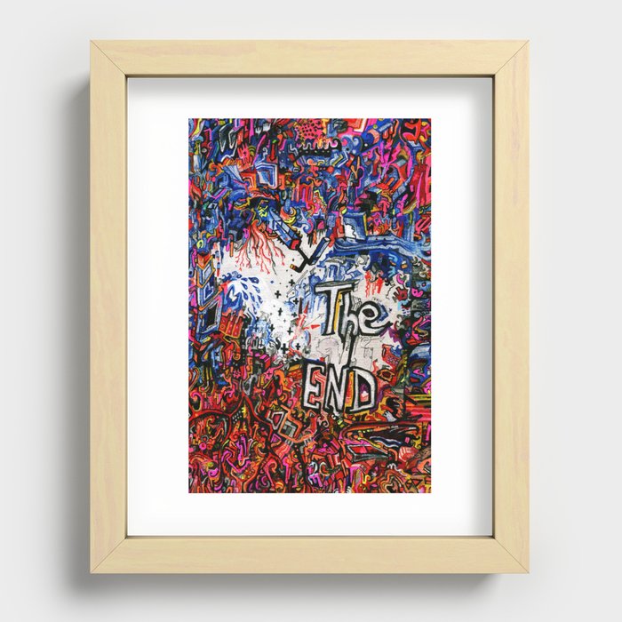 The End Recessed Framed Print