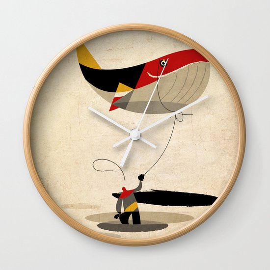thoughts on a leash Wall Clock