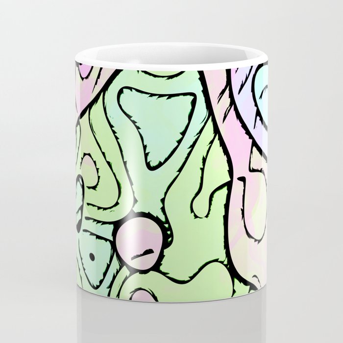 Funky Abstract 5 Coffee Mug by Kaleiope Studio