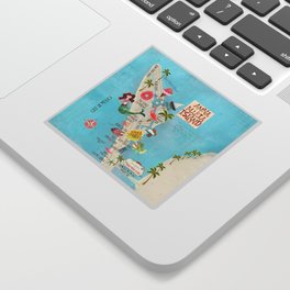 Anna Maria Island Map Sticker