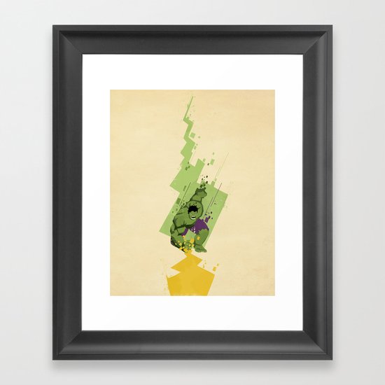 Fracture Framed Art Print