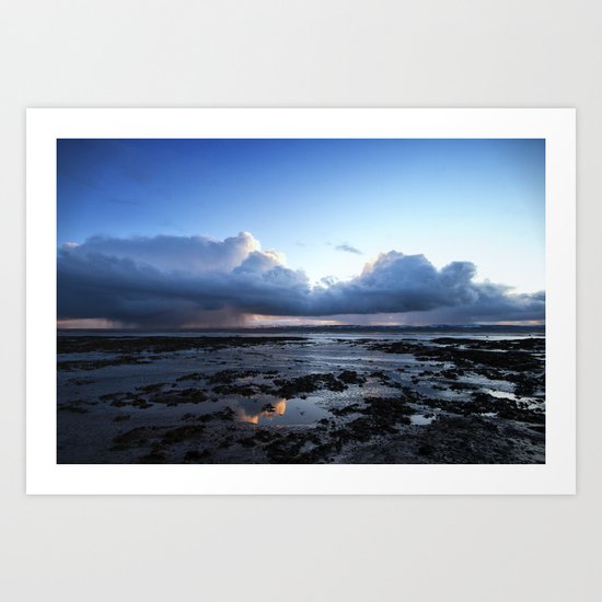 Storm warning Art Print