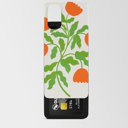 Orange Flowers #3 Android Card Case