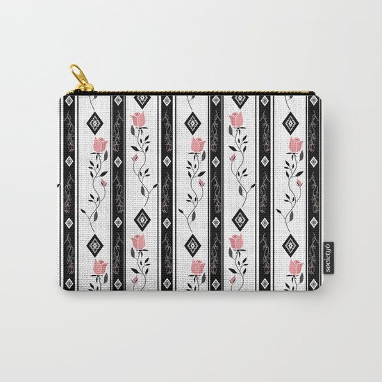 Retro pattern. Roses. Carry-All Pouch