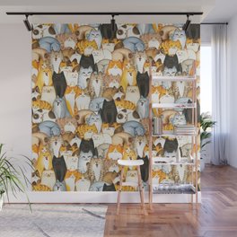 Kitty Cats Family Wall Mural