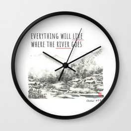 River of Living Water Wall Clock