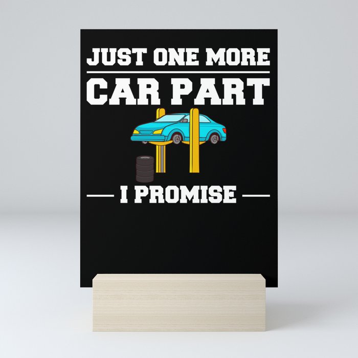 Auto Repair Car Mechanic Garage Shop Beginner Mini Art Print