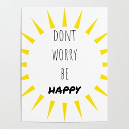 don't worry be happy Poster