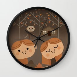 welcome to camp crystal lake Wall Clock