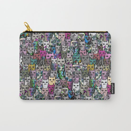 Gemstone Cats CYMK Carry-All Pouch