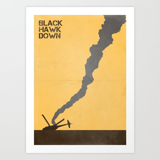 Black Hawk Down Art Print