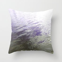 Waves of Water 7 Throw Pillow