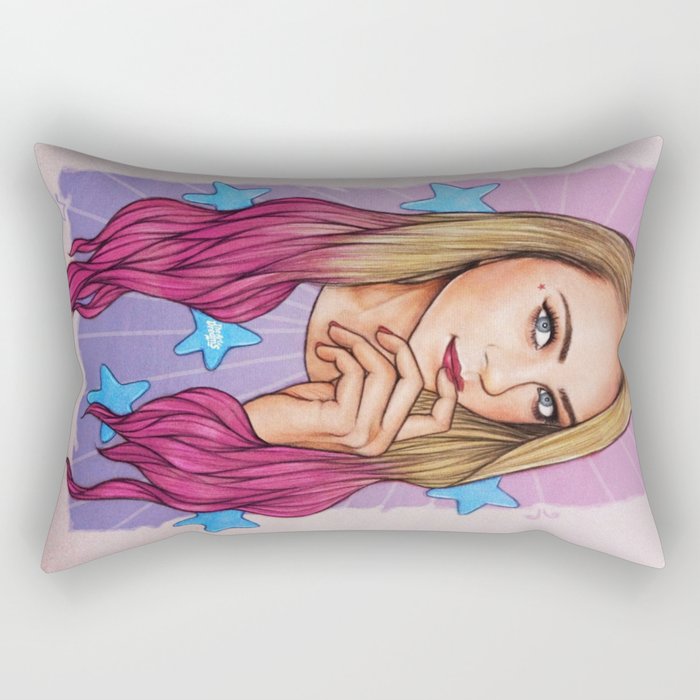 Alexi Blue Rectangular Pillow