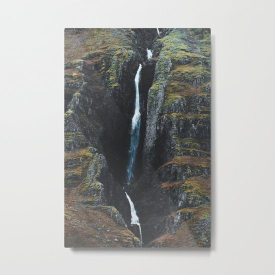 Cracks in the Earth Metal Print
