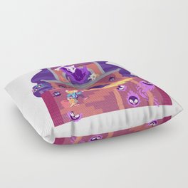 Tiny Worlds - Lavender Town Tower Floor Pillow
