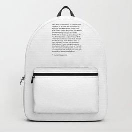 For What Its Worth | F. Scott Fitzgerald Quote Backpack | Quote, Graphicdesign, Gift, Motivation, Typography, Hope, Minimalist, Fitzgeraldquotes, Fitzgerald, Quotation 