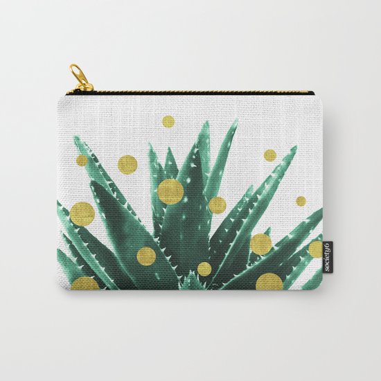 Christmas Succulent Carry-All Pouch