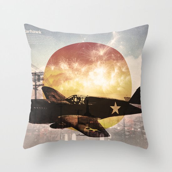 Warhawk Throw Pillow