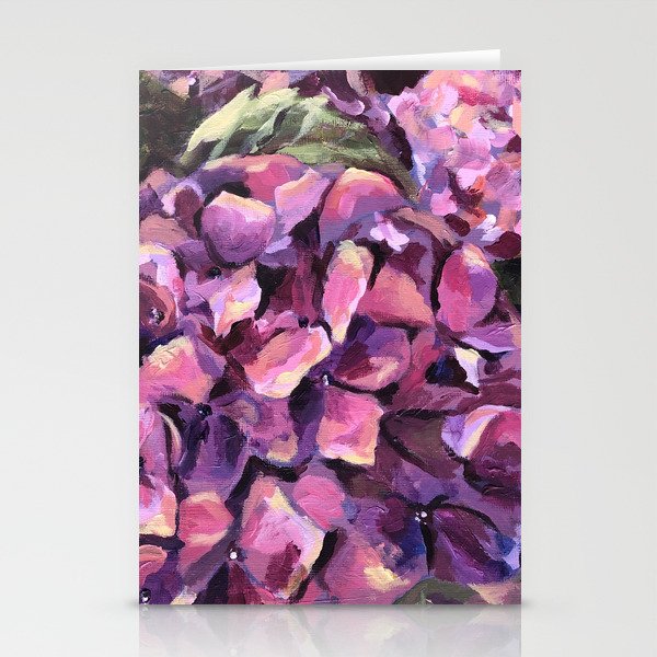 "Hydrangea in Evening Sun" by Mary Haapala Stationery Cards