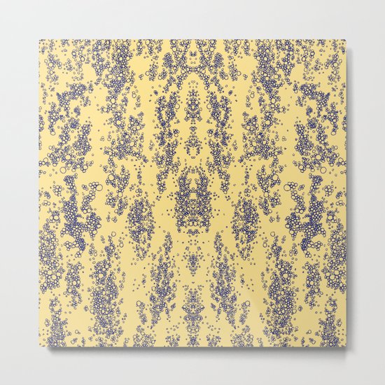 OCEAN YELLOW&BLUE Metal Print