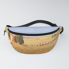 Tuscany watercolor painting #13 Fanny Pack