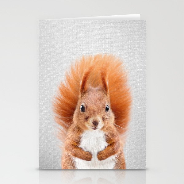 Squirrel 2 - Colorful Stationery Cards