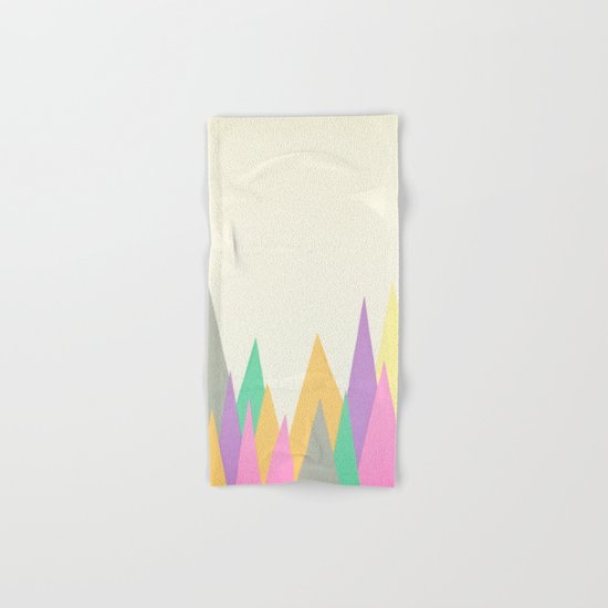 Pastel Peaks Hand & Bath Towel