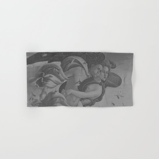 Black White Angels Hand & Bath Towel