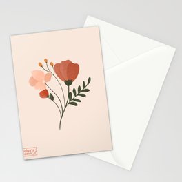 Flowers Bouquet Stationery Cards