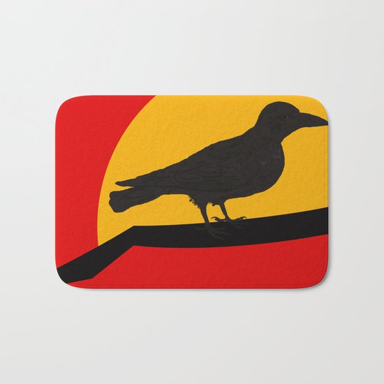 Every bird sings from his own throat Bath Mat