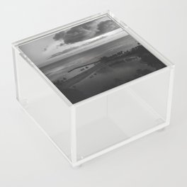 Black and White Hawaii Sunset Acrylic Box