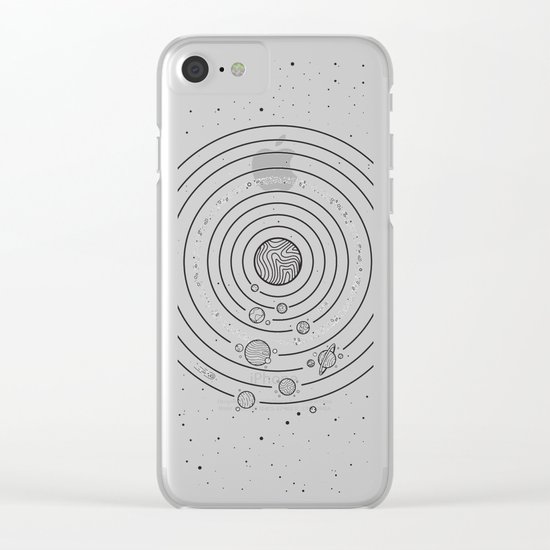 SOLAR SYSTEM Clear iPhone Case