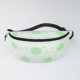 Green D20 DND Dungeons & Dragons Dice Fanny Pack