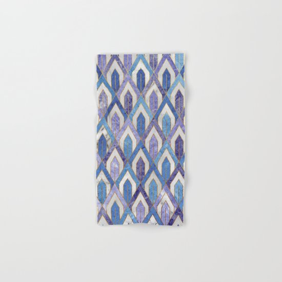 Art Deco Marble Pattern III. Hand & Bath Towel