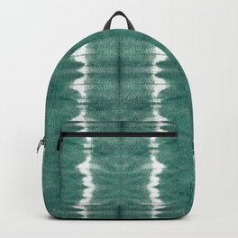 Shibori Thyme Stripe Linen Backpack